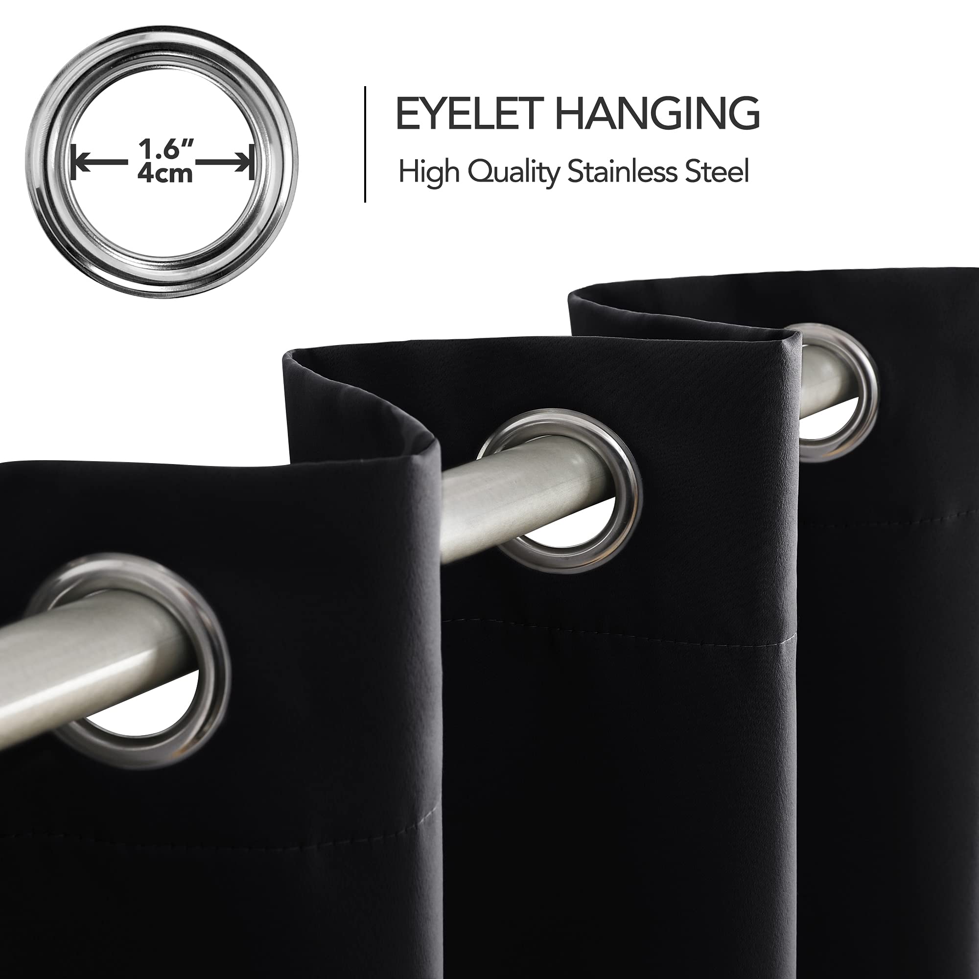 Grommet Blackout Window Curtains