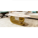 Luxury Oval Coffee Table
