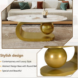 Luxury Oval Coffee Table