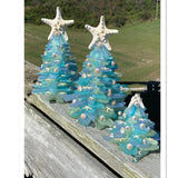 Christmas Decoration Blue Christmas Tree Glass