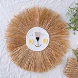 Tapestry Handwoven Cartoon Lion Hanging