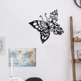 Elegant Butterfly Metal Wall Decor