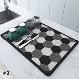 Absorbent Draining Kitchen Mat