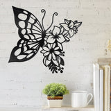 Elegant Butterfly Metal Wall Decor