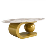 Luxury Oval Coffee Table