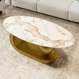 Luxury Oval Coffee Table