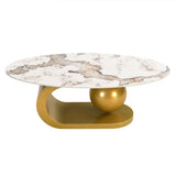 Luxury Oval Coffee Table