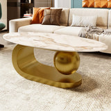 Luxury Oval Coffee Table