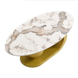 Luxury Oval Coffee Table